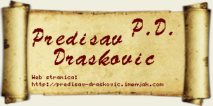 Predisav Drašković vizit kartica